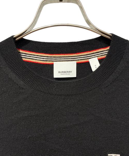 BURBERRY（バーバリー）BURBERRY (バーバリー) TBロゴニット ブラック サイズ:Sの古着・服飾アイテム