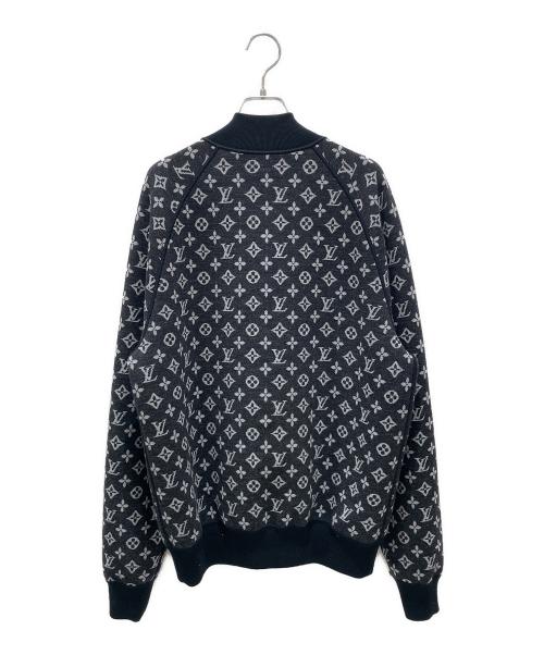 LOUIS VUITTON（ルイ ヴィトン）LOUIS VUITTON (ルイ ヴィトン) Reversible Monogram Track-Top Jacket/リバーシブルモノグラムブルゾン ブラック サイズ:Lの古着・服飾アイテム