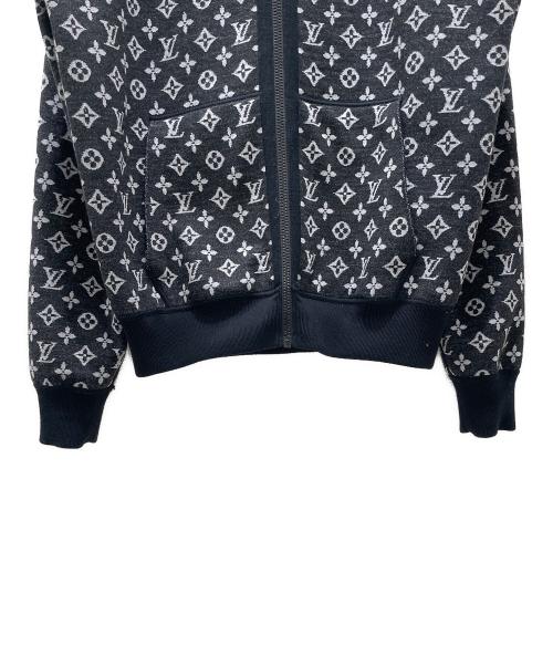 LOUIS VUITTON（ルイ ヴィトン）LOUIS VUITTON (ルイ ヴィトン) Reversible Monogram Track-Top Jacket/リバーシブルモノグラムブルゾン ブラック サイズ:Lの古着・服飾アイテム