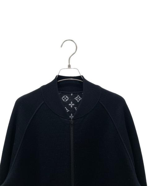 LOUIS VUITTON（ルイ ヴィトン）LOUIS VUITTON (ルイ ヴィトン) Reversible Monogram Track-Top Jacket/リバーシブルモノグラムブルゾン ブラック サイズ:Lの古着・服飾アイテム