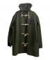 Maison Margiela（メゾンマルジェラ）の古着「レザーポケットダッフルコート」｜グリーン