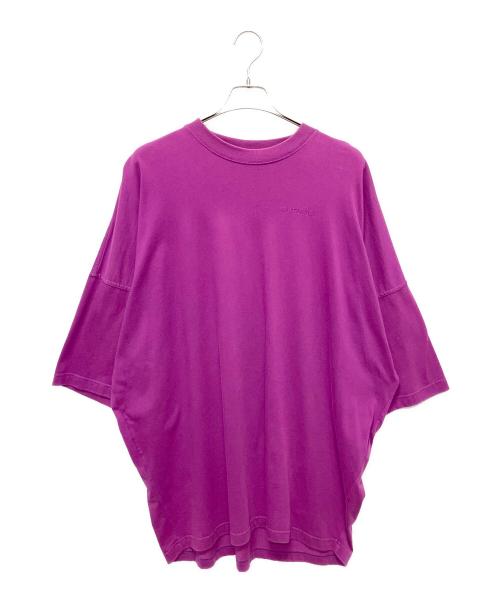 BALENCIAGA（バレンシアガ）BALENCIAGA (バレンシアガ) オーバーサイズTシャツ パープル サイズ:XSの古着・服飾アイテム