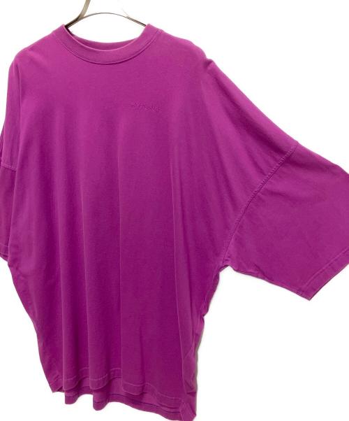 BALENCIAGA（バレンシアガ）BALENCIAGA (バレンシアガ) オーバーサイズTシャツ パープル サイズ:XSの古着・服飾アイテム
