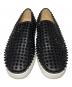 Christian Louboutin (クリスチャン・ルブタン) スタッズスリッポン ブラック サイズ:40：40000円