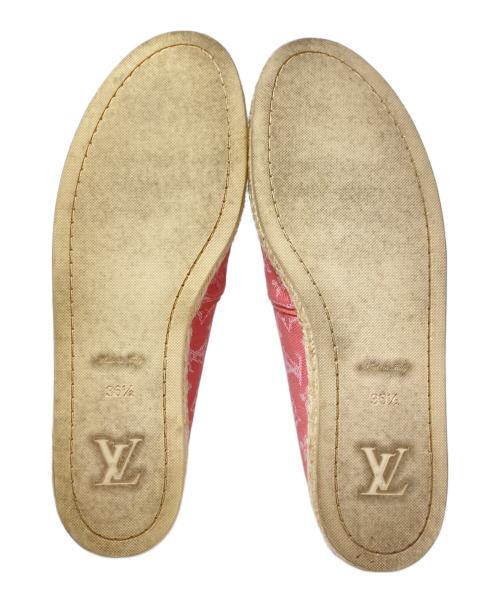 LOUIS VUITTON（ルイ ヴィトン）LOUIS VUITTON (ルイ ヴィトン) モノグラムデニムエスパドリーユ ピンク サイズ:36 1/2の古着・服飾アイテム