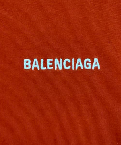 BALENCIAGA（バレンシアガ）BALENCIAGA (バレンシアガ) ロゴTシャツ レッド サイズ:XSの古着・服飾アイテム
