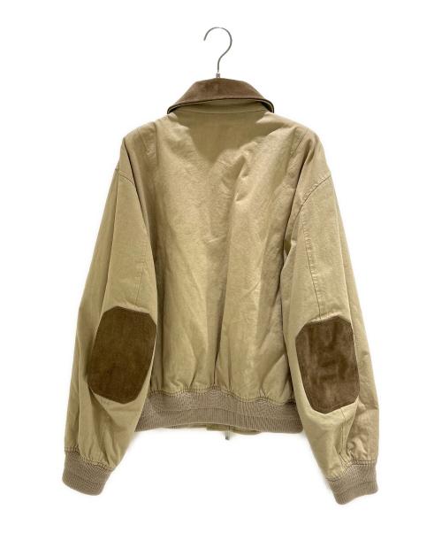 Dior（ディオール）Dior (ディオール) スウェード切替ブルゾン ベージュ サイズ:48の古着・服飾アイテム