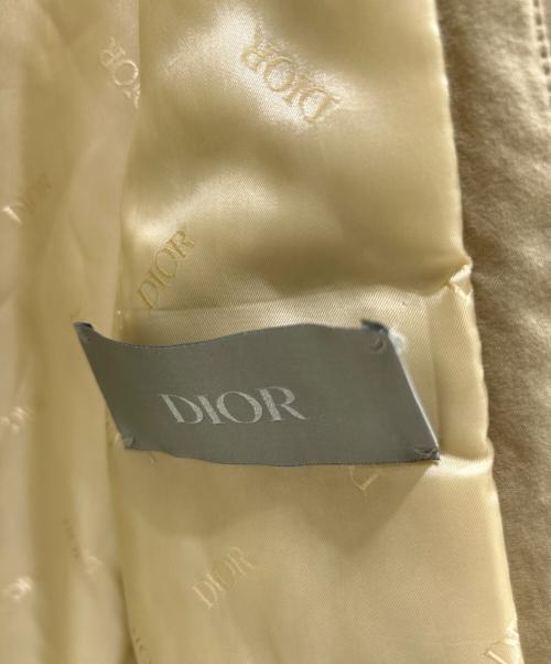 Dior（ディオール）Dior (ディオール) スウェード切替ブルゾン ベージュ サイズ:48の古着・服飾アイテム