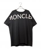 MONCLERモンクレール）の古着「ロゴラグランTシャツ」｜ブラック