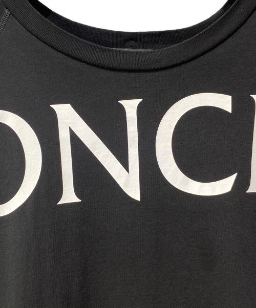 MONCLER（モンクレール）MONCLER (モンクレール) ロゴラグランTシャツ ブラック サイズ:XLの古着・服飾アイテム