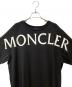 中古・古着 MONCLER (モンクレール) ロゴラグランTシャツ ブラック サイズ:XL：30000円