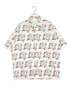 MONCLERモンクレール）の古着「プリントシャツ」｜ホワイト