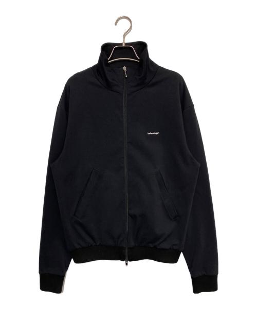 BALENCIAGA（バレンシアガ）BALENCIAGA (バレンシアガ) ロゴトラックジャケット ブラック サイズ:Sの古着・服飾アイテム