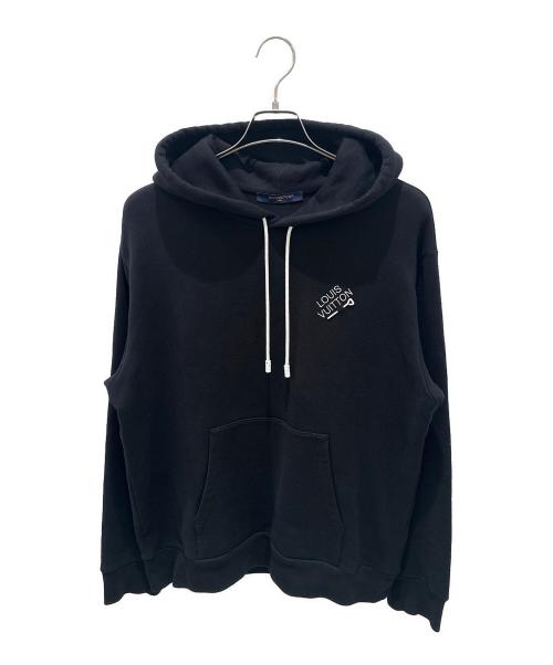 LOUIS VUITTON（ルイ ヴィトン）LOUIS VUITTON (ルイ ヴィトン) ロゴパーカー ブラック サイズ:XLの古着・服飾アイテム