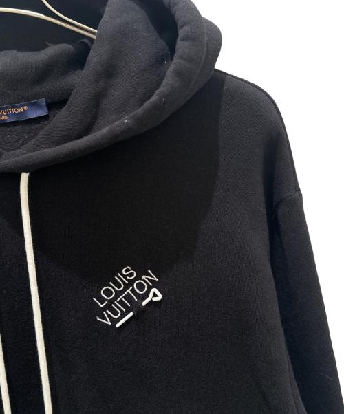 LOUIS VUITTON（ルイ ヴィトン）LOUIS VUITTON (ルイ ヴィトン) ロゴパーカー ブラック サイズ:XLの古着・服飾アイテム