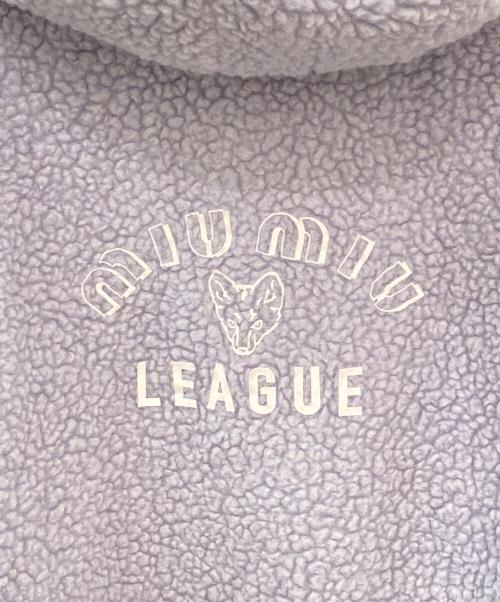 MIU MIU（ミュウミュウ）MIU MIU (ミュウミュウ) ボアパーカー スカイブルー サイズ:40の古着・服飾アイテム