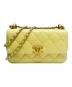 CHANEL（シャネル）の古着「マトラッセチェーンウォレット」｜ライムイエロー