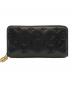 LOUIS VUITTON（ルイ ヴィトン）の古着「モノグラム エンボス ジッピー･ウォレット/M81510」｜ノワール