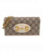 GUCCIグッチ）の古着「GGスプリームチェーン付きウォレット」
