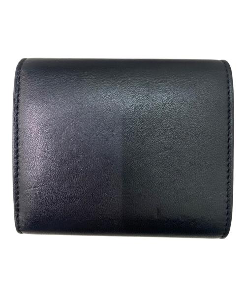 CELINE（セリーヌ）CELINE (セリーヌ) スモールフラップウォレット ブラックの古着・服飾アイテム