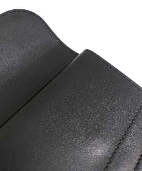 CELINE（セリーヌ）CELINE (セリーヌ) スモールフラップウォレット ブラックの古着・服飾アイテム