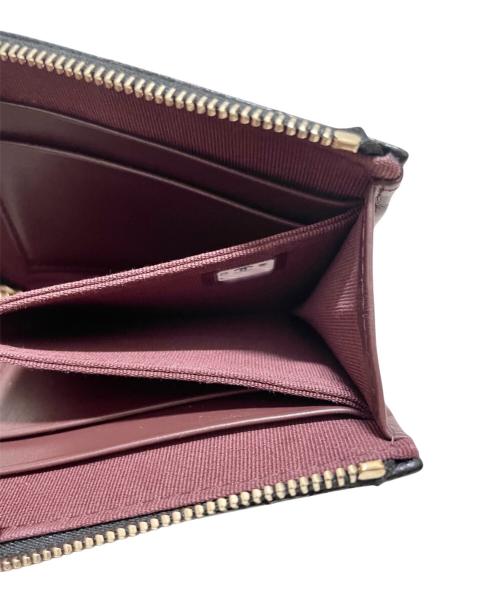 CHANEL（シャネル）CHANEL (シャネル) マトラッセ ジップスモールウォレット ブラック サイズ:-の古着・服飾アイテム