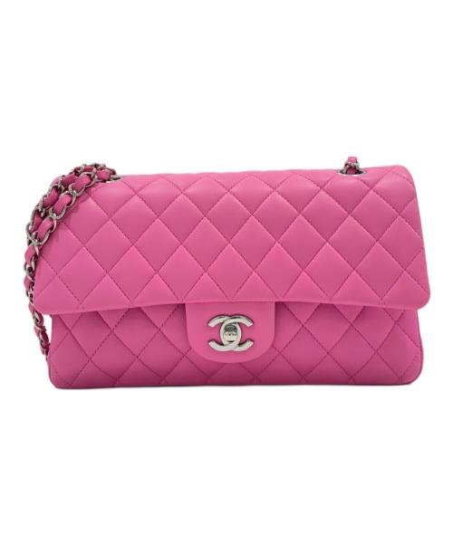 CHANEL（シャネル）CHANEL (シャネル) マトラッセ25　Wフラップチェーンショルダーバッグ ピンク サイズ:25の古着・服飾アイテム