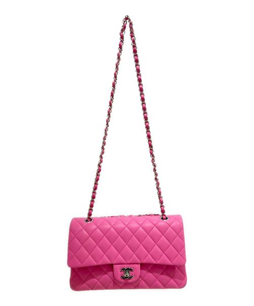 CHANEL（シャネル）CHANEL (シャネル) マトラッセ25　Wフラップチェーンショルダーバッグ ピンク サイズ:25の古着・服飾アイテム