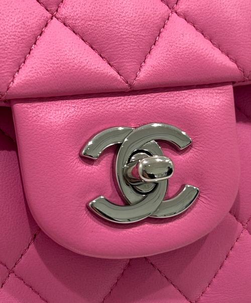 CHANEL（シャネル）CHANEL (シャネル) マトラッセ25　Wフラップチェーンショルダーバッグ ピンク サイズ:25の古着・服飾アイテム
