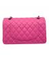 CHANEL (シャネル) マトラッセ25　Wフラップチェーンショルダーバッグ ピンク サイズ:25：900000円