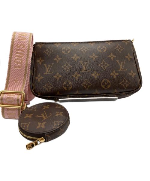 LOUIS VUITTON（ルイ ヴィトン）LOUIS VUITTON (ルイ ヴィトン) ミュルティ ポシェット アクセソワール ローズクレールの古着・服飾アイテム