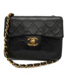 CHANEL（シャネル）の古着「ミニマトラッセ チェーンショルダーバッグ」｜ブラック