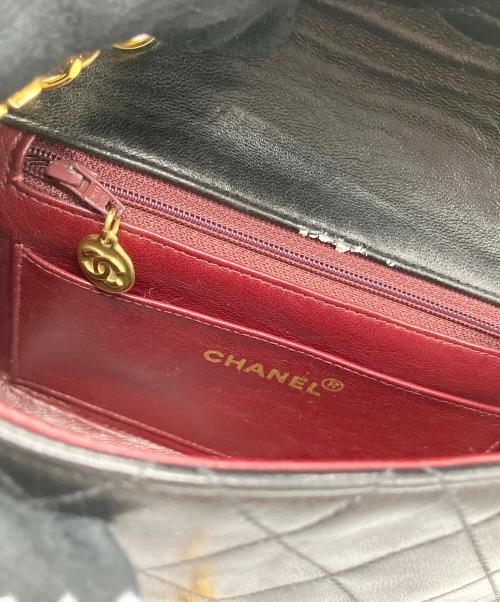 CHANEL（シャネル）CHANEL (シャネル) ミニマトラッセ チェーンショルダーバッグ ブラックの古着・服飾アイテム