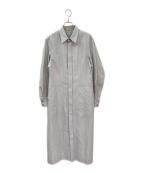 BLAMINKブラミンク）の古着「S C/LI REG LSLワンピース」｜スカイブルー