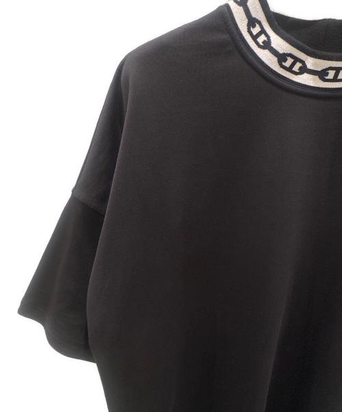 HERMES（エルメス）HERMES (エルメス) シェーヌダンクルワンピース ブラック サイズ:36の古着・服飾アイテム
