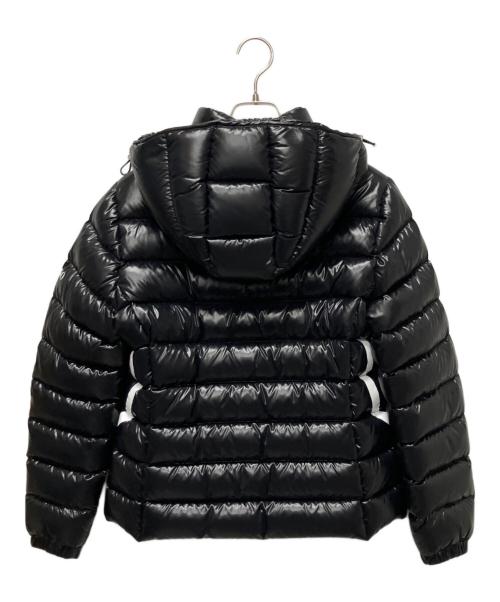 MONCLER（モンクレール）MONCLER (モンクレール) VALENTINO (ヴァレンティノ) ロゴプリント コラボダウンジャケット ブラック サイズ:40の古着・服飾アイテム