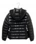 MONCLER (モンクレール) VALENTINO (ヴァレンティノ) ロゴプリント コラボダウンジャケット ブラック サイズ:40：90000円