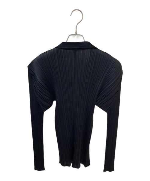 PLEATS PLEASE（プリーツプリーズ）PLEATS PLEASE (プリーツプリーズ) プリーツシャツ ブラック サイズ:3の古着・服飾アイテム