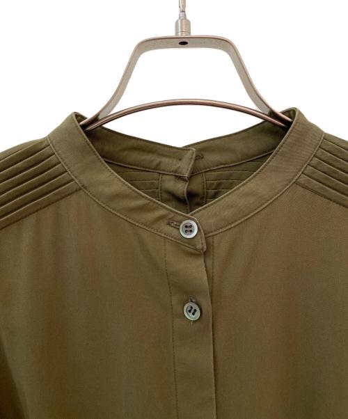 ADORE（アドーア）ADORE (アドーア) ハイツイストギャバワンピース オリーブ サイズ:38の古着・服飾アイテム