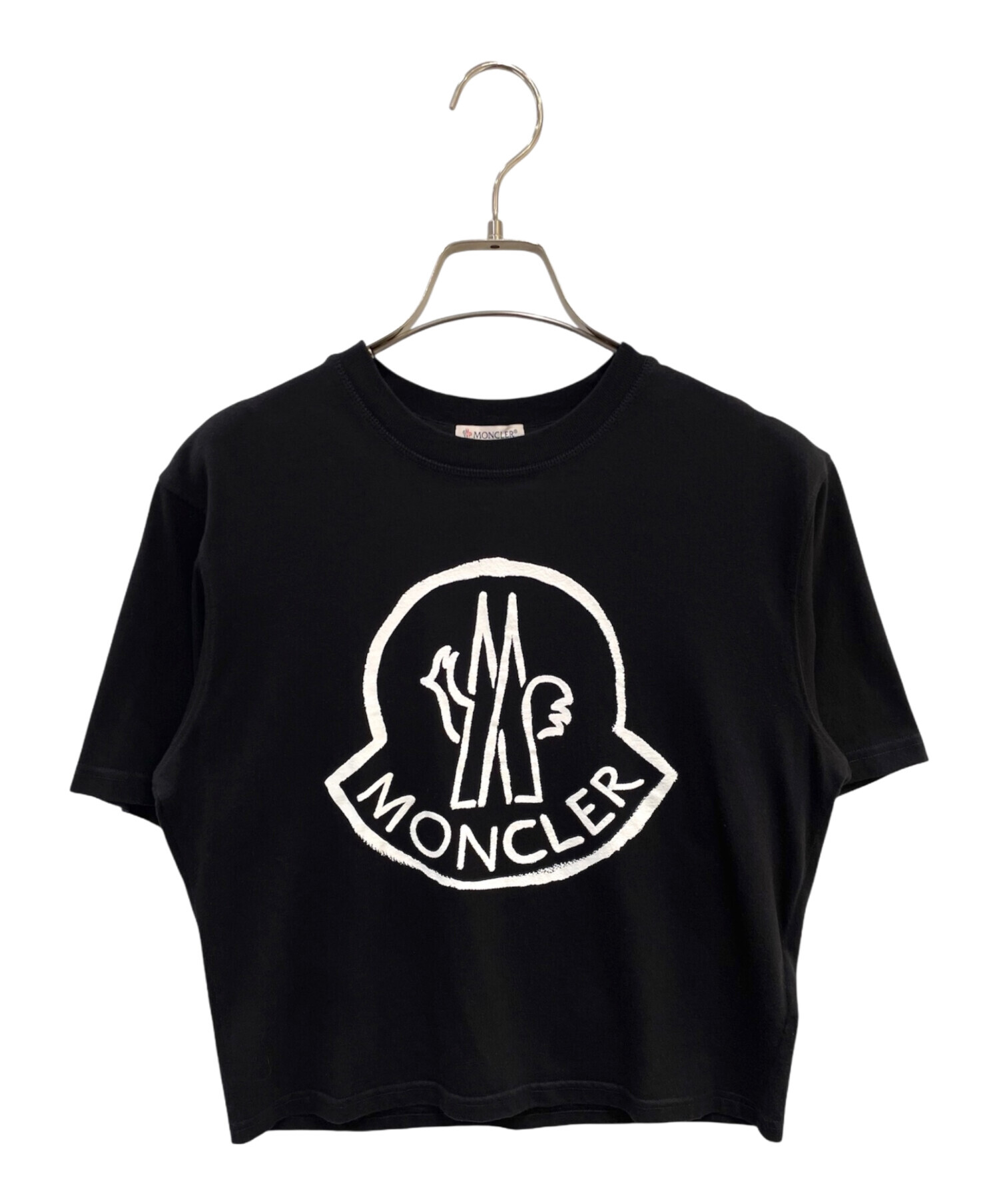 MONCLER ブラック Tシャツ XSサイズ MONCLER ブラック Tシャツ XS モンクレール メンズ