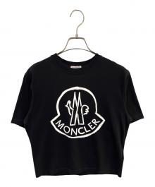 MONCLER（モンクレール）の古着「ロゴプリントTシャツ」｜ブラック