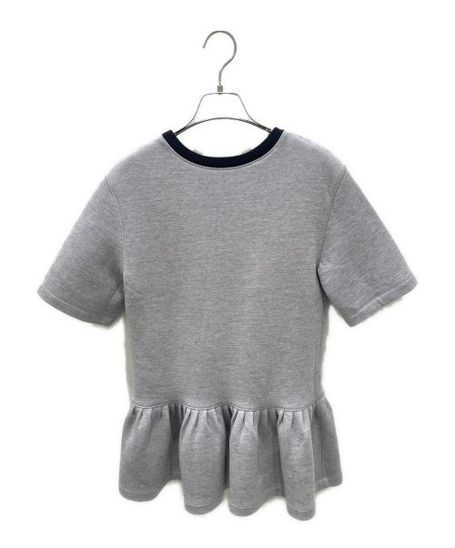 Christian Dior（クリスチャン ディオール）Christian Dior (クリスチャン ディオール) ペプラムスウェット グレー サイズ:38の古着・服飾アイテム