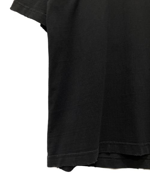 BALENCIAGA（バレンシアガ）BALENCIAGA (バレンシアガ) 2021AW Free Wide Fit Tee/ダメージ加工Tシャツ ブラック サイズ:Mの古着・服飾アイテム
