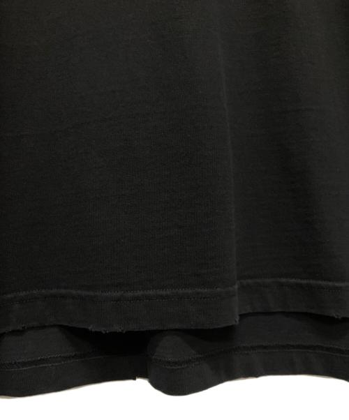 BALENCIAGA（バレンシアガ）BALENCIAGA (バレンシアガ) 2021AW Free Wide Fit Tee/ダメージ加工Tシャツ ブラック サイズ:Mの古着・服飾アイテム
