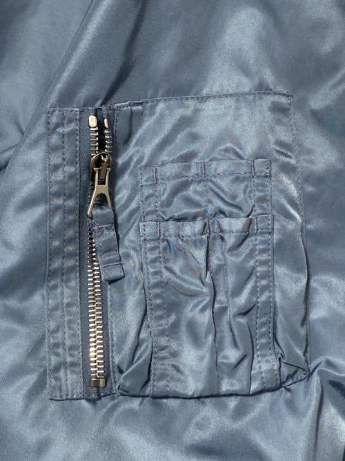 GUCCI（グッチ）GUCCI (グッチ) バックロゴボンバージャケット スカイブルー サイズ:50の古着・服飾アイテム
