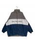 BALENCIAGA（バレンシアガ）の古着「ロゴトラックジャケット」｜グレー×ネイビー