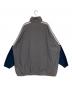 BALENCIAGA (バレンシアガ) ロゴトラックジャケット グレー×ネイビー サイズ:40：55000円