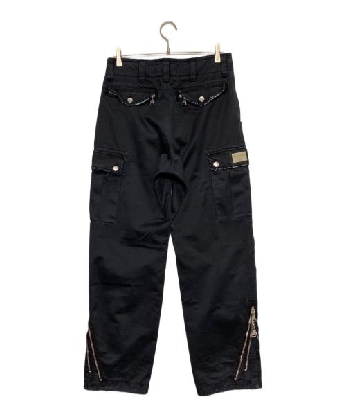 DOLCE & GABBANA（ドルチェ＆ガッバーナ）DOLCE & GABBANA (ドルチェ＆ガッバーナ) カーゴパンツ ネイビー サイズ:44の古着・服飾アイテム