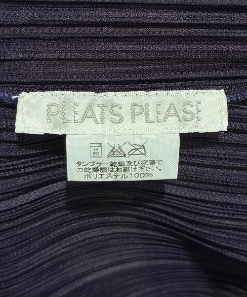PLEATS PLEASE（プリーツプリーズ）PLEATS PLEASE (プリーツプリーズ) 長袖プリーツシャツ パープル サイズ:3の古着・服飾アイテム