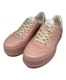 GUCCI（グッチ）の古着「GGスニーカー」｜ピンク
